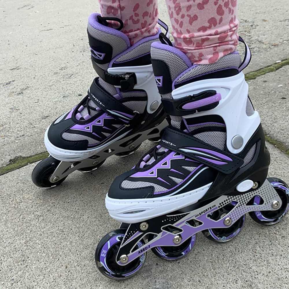 Rollerblades Skates, Purple / Small - Little Kids (28.5-32 EU): image 2