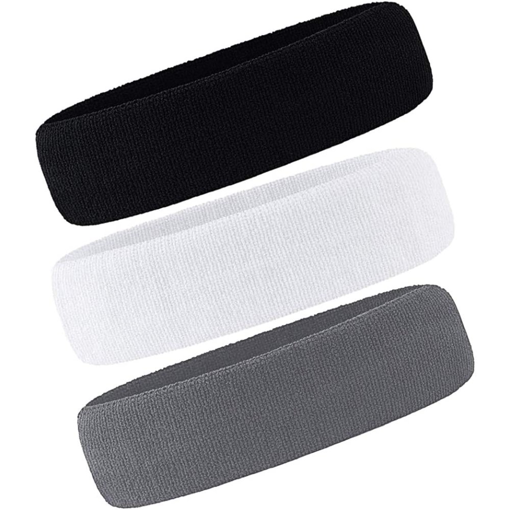 Sports Headbands, Grey, Lake Blue, Purple: image 7